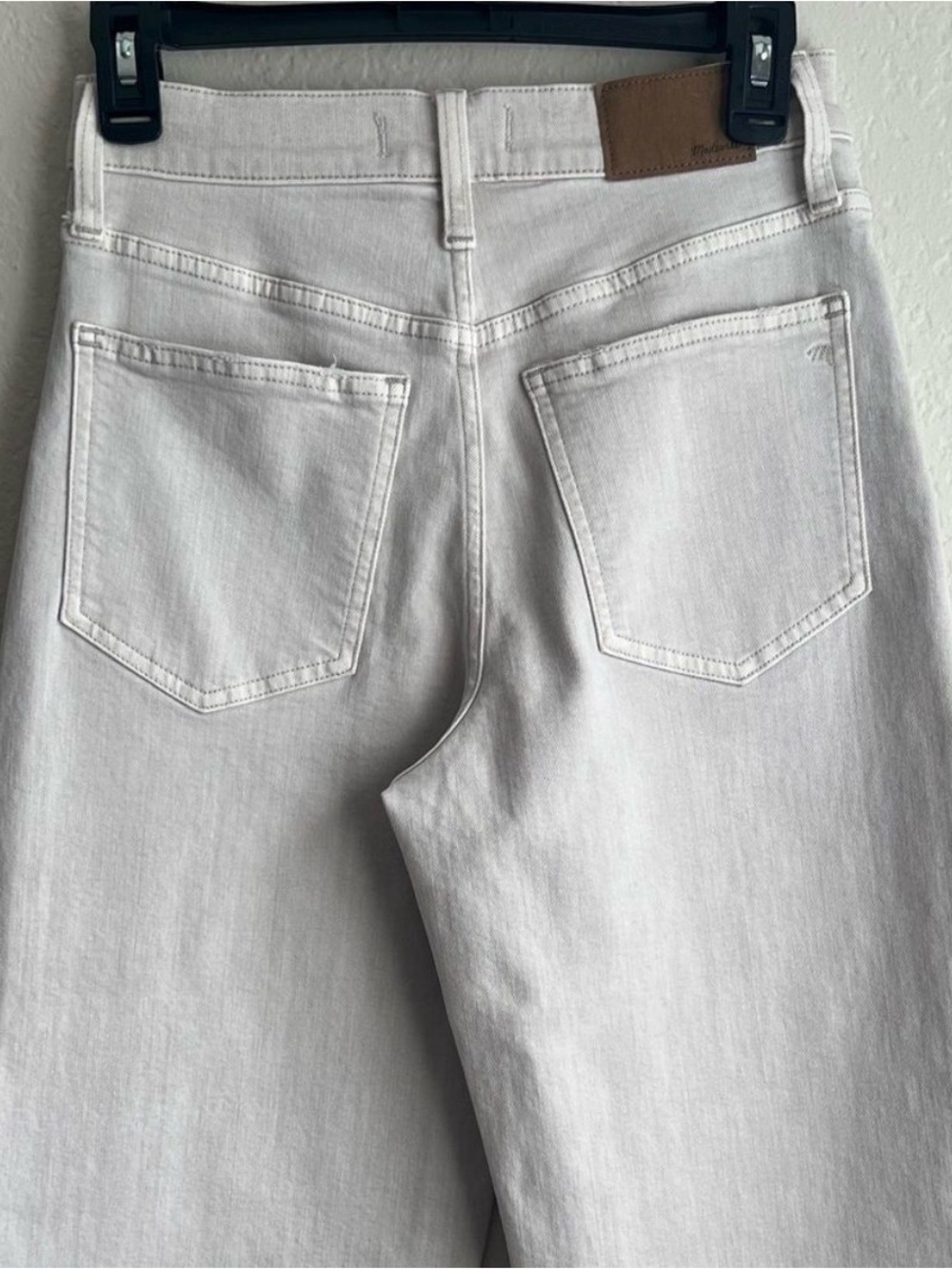 Madewell Perfect Vintage Wide-Leg Crop in Stone Denim - Picture 7 of 7